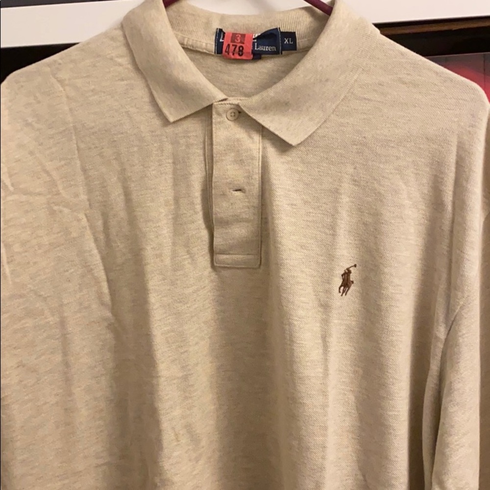 Polo Cream L/S Shirt